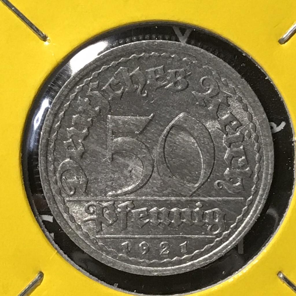 ปี1921-เยอรมัน-50-pfennig-เหรียญสะสม-เหรียญต่างประเทศ-เหรียญเก่า-หายาก-ราคาถูก