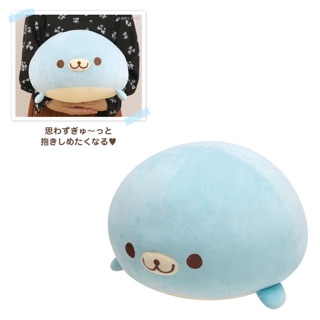 แท้ 100% จากญี่ปุ่น ตุ๊กตา ซานเอ็กซ์ มาเมะโกมะ San-X Mamegoma Bean Sesame Big Size Mochi Mochi Daifuku Cushion Plush