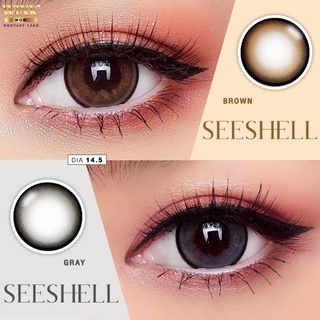 ค่าสายตา -5.50 ถึง -10.00 คอนแทคเลนส์ Wink Lens Seeshall(Gray,Brown)