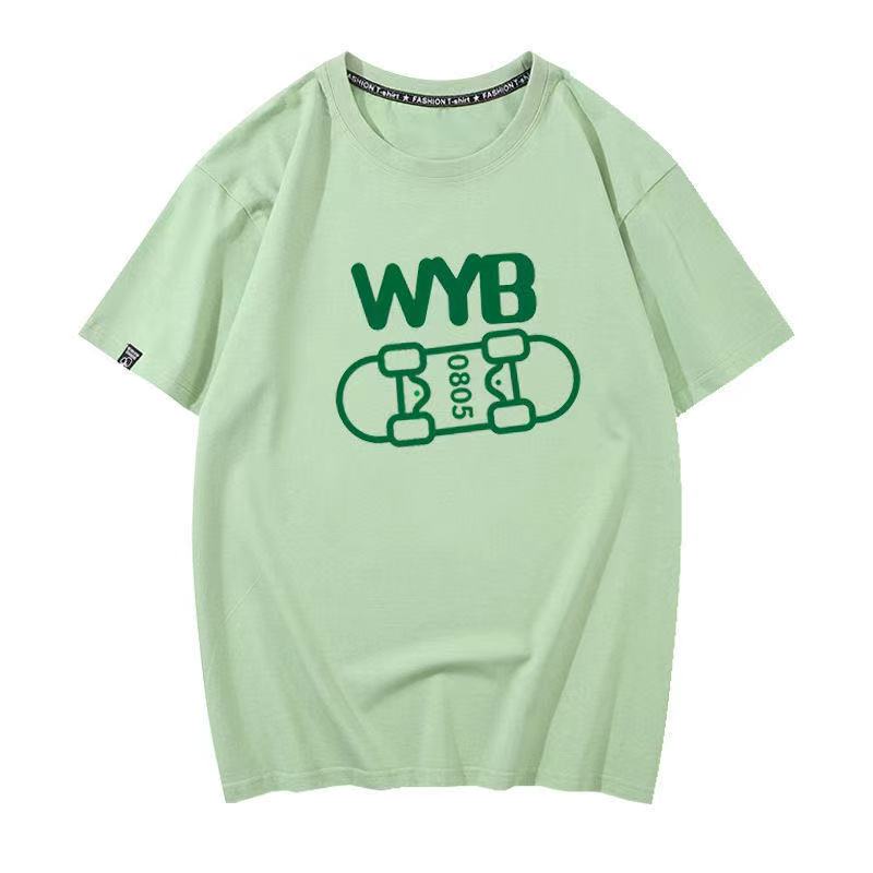 เสื้อยืดผ้าฝ้ายแขนสั้นพิมพ์ลาย-wang-yibo-แฟชั่นสตรีs-5xl