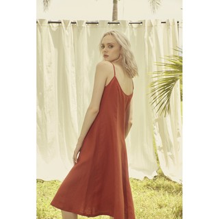 SALE - button front strappy maxi dress (LN.D.07)