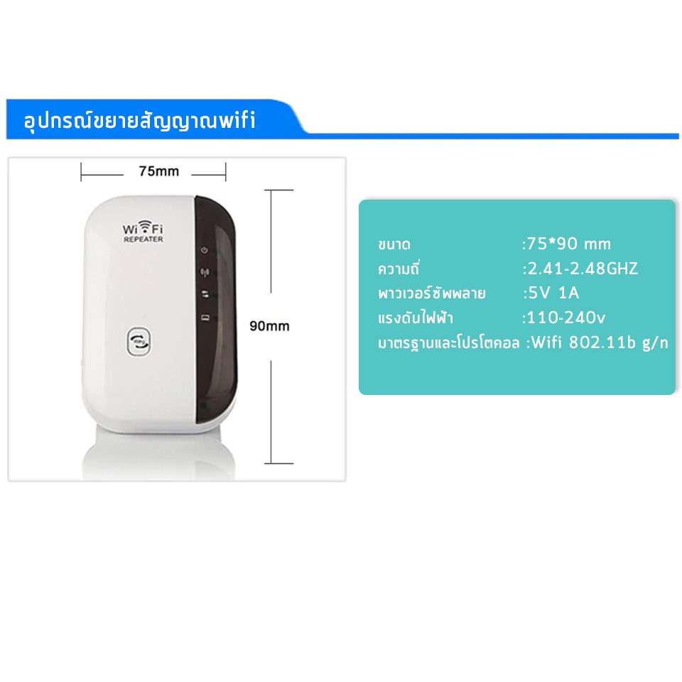 เครื่องขยายสัญญาณไวไฟwireless-n-wifi-repeater