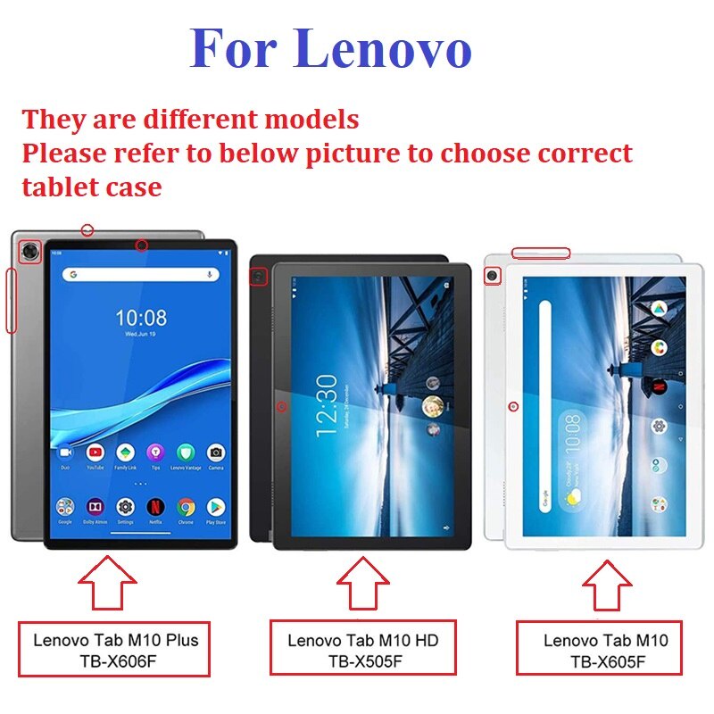 ภาพสินค้าเคสหมุนได้ 360 องศาสําหรับ Lenovo Tab M10 Fhd Plus 10.3 นิ้ว 10.1 นิ้ว Tb-X606F M8 Tb-8506 8505 8705 จากร้าน yunfeng.th บน Shopee ภาพที่ 1