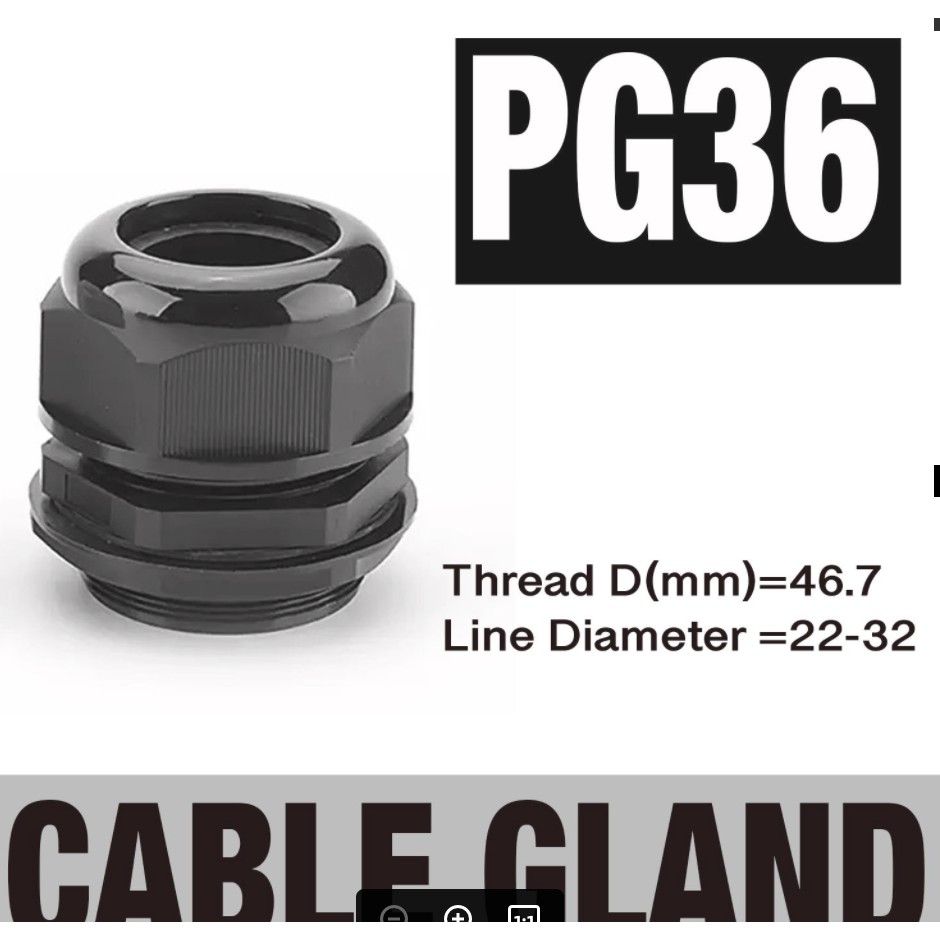 PG36 เคเบิลแกลนด์ Nylon Cable Gland IP68 1ชิ้น | Shopee Thailand