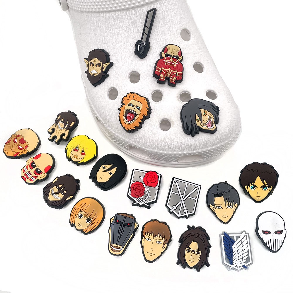 10-ชิ้น-การ์ตูนลูฟี่-jbt-อะนิเมะ-croc-jbt-one-piece-attack-on-titan-croc-charms-อุปกรณ์รองเท้า-สําหรับผู้ชาย-หลุมรองเท้าตกแต่ง-pins