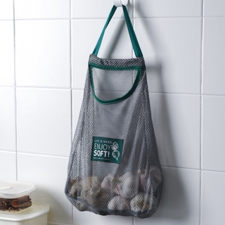 ผักผลไม้แขวนตาข่ายถุงเก็บตาข่ายนำกลับมาใช้ใหม่ได้ออแกไนเซอร์ Eco Reusable Shopping Tote Bag