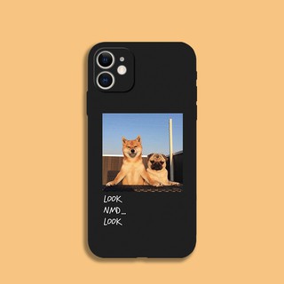 ภาพหน้าปกสินค้าเคสโทรศัพท์มือถือ Tpu ลายสุนัขตลกน่ารัก สีดํา สําหรับ IPhone 12 mini 14 Pro 11 Pro Max Xr 13 Pro Xs Max 6s 7 8 Plus Se2 ซึ่งคุณอาจชอบสินค้านี้