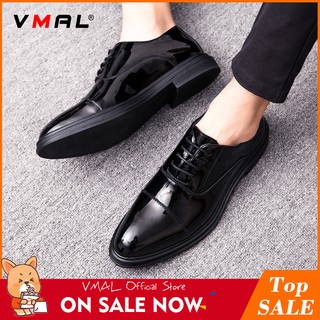 สินค้า VMAL รองเท้าอ๊อกฟอร์ดหนัง สไตล์อังกฤษ สำหรับผู้ชาย