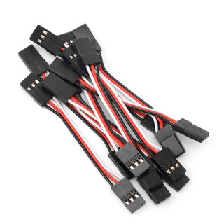 Chua   สายเคเบิ้ลเชื่อมต่อ Rc Quadcopter Extension Servo ตัวผู้ เป็น ตัวผู้ 10 ซม. จำนวน 10 ชิ้น