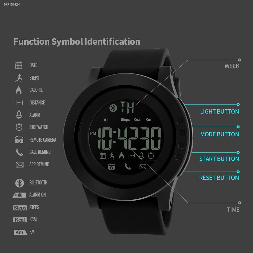 watchsmart watchนาฬิกาสมาร์ทஐ [แท้ 100% ] SKMEI Smart watch เชื่อม ...