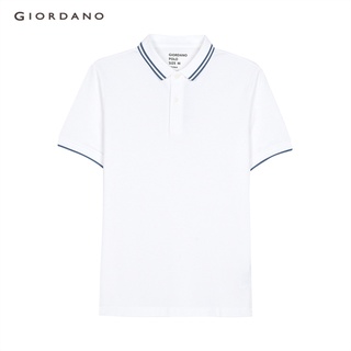 ภาพขนาดย่อของสินค้าGIORDANO เสื้อโปโลผู้ชาย Men's Plain Polo 01011018