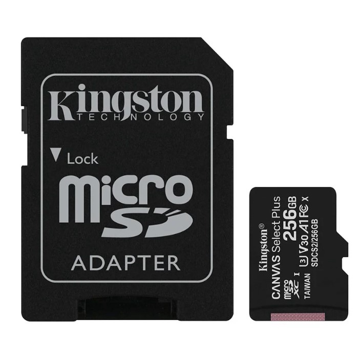 ภาพสินค้า128GB  256GB MICRO SD CARD (ไมโครเอสดีการ์ด) KINGSTON CANVAS SELECT PLUS (SDCS2) (100MB/s) - ประกันตลอดการใช้งาน จากร้าน mcwinner บน Shopee ภาพที่ 2