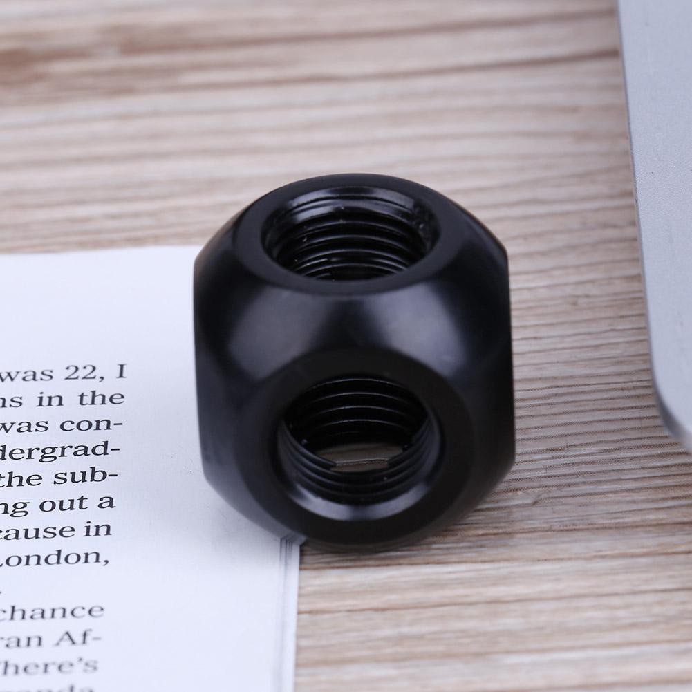 ภาพหน้าปกสินค้าG1/4 Inner Thread Metal 3-Way PC Water Cooling System Water Tube Connector จากร้าน hidduck.th บน Shopee