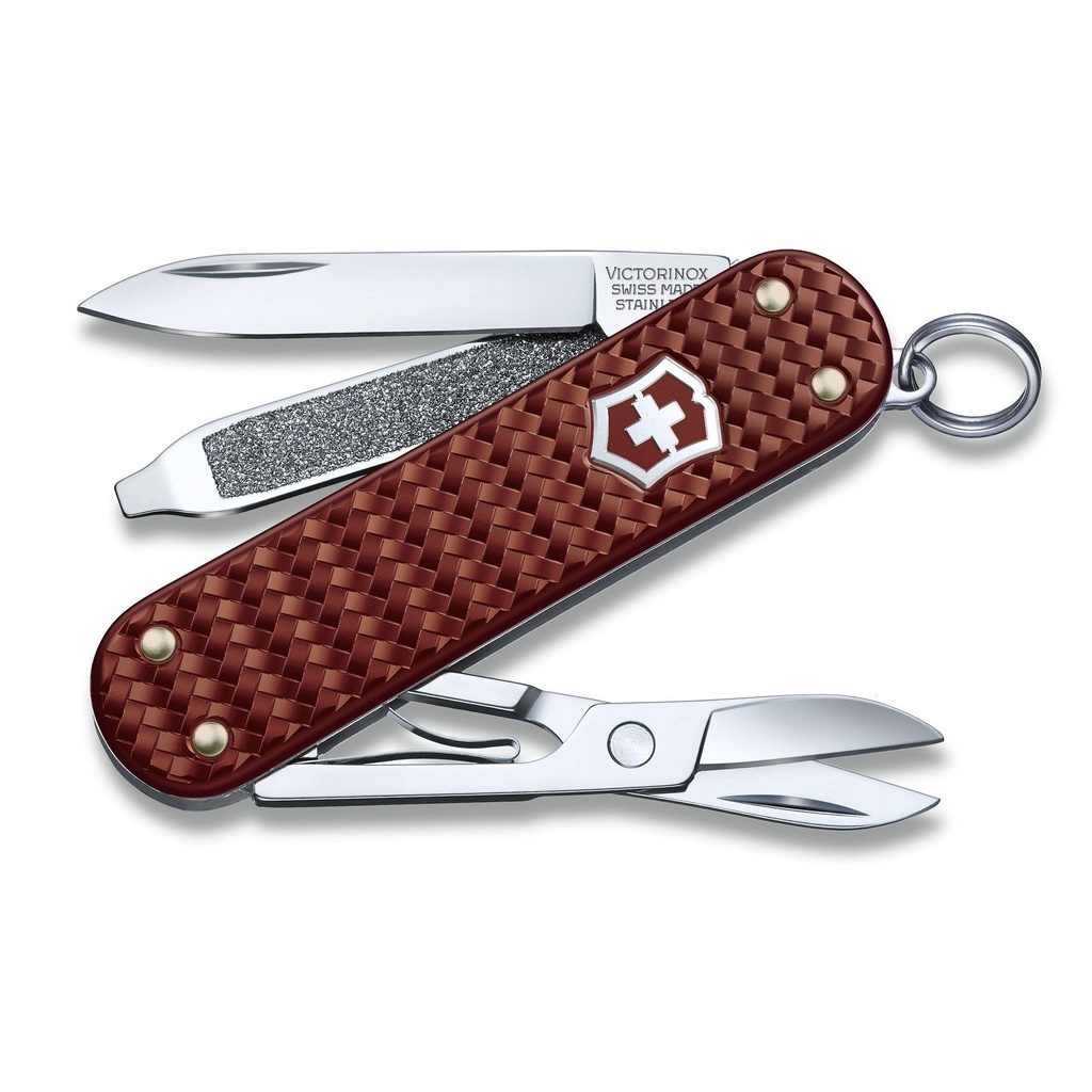 มีดพับ-victorinox-classic-sd-precious-alox-hazel-brown-0-6221-4011g