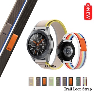 สายนาฬิกาข้อมือไนล่อน 20 มม. 22 มม. สําหรับ Samsung Galaxy Watch 42 มม. 46 มม. Watch3 Watch4 Watch5 Active 2 Gear S3