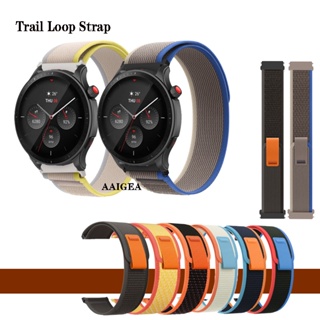 สายนาฬิกาข้อมือไนล่อน สําหรับ Huami Amazfit GTR4 GTR3 Pro GTR2 GTR mini 2e 2 3 4 42 มม. 47 มม.