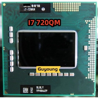 ซ็อกเก็ตโปรเซสเซอร์ CPU i7-720QM SLBLY i7 720QM 1.6 GHz Quad-Core Eight-Thread 6W 45W G1 PGA988A