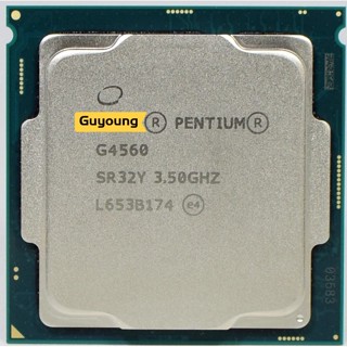 โปรเซสเซอร์ Pentium G4560 3MB Cache 3.50GHz LGA 1151 Dual Core เดสก์ท็อป PC CPU