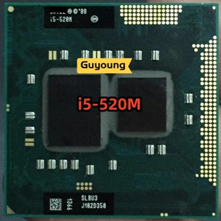 ซ็อกเก็ตโปรเซสเซอร์ CPU Core i5-520M i5 520M SLBNB SLBU3 2.4 GHz Dual-Core Quad-Thread 3W 35W G1 rPGA988A