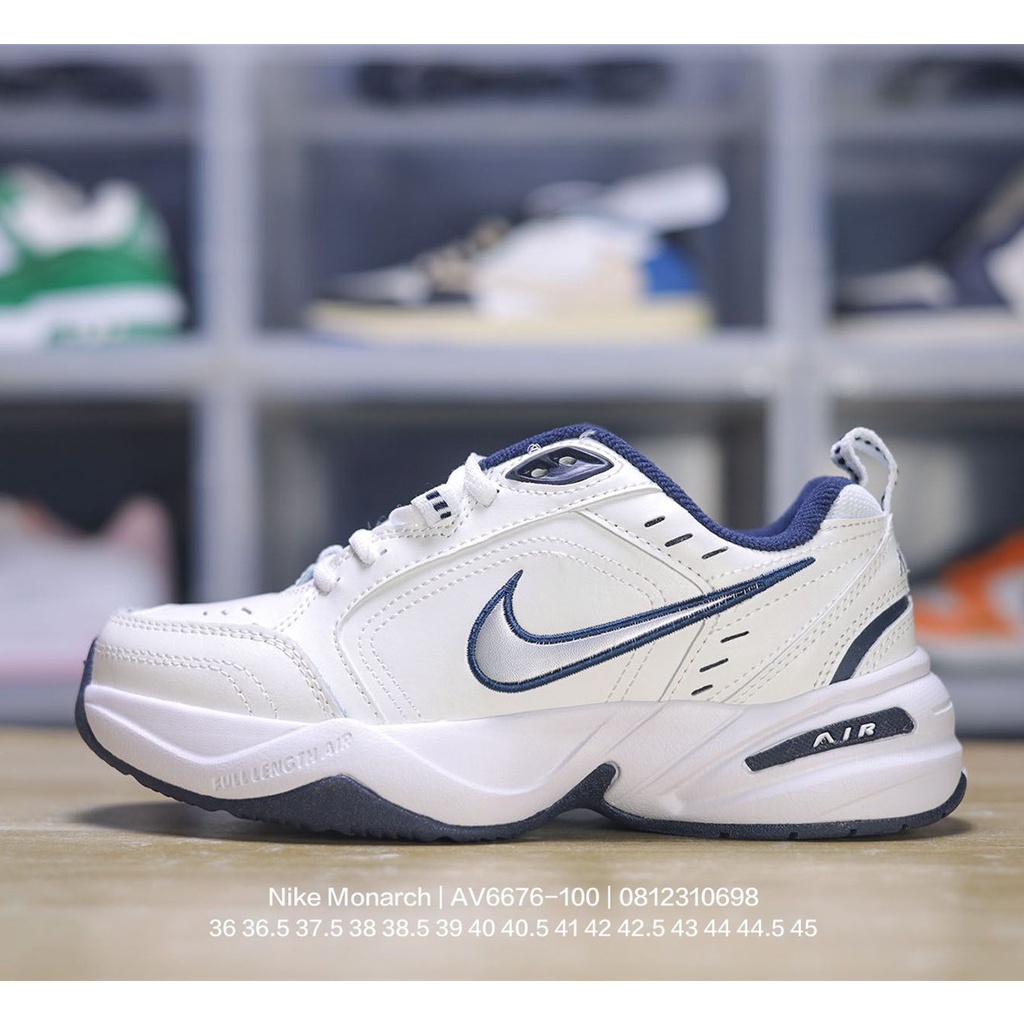 nike-air-monarch-iv-regal-4-generation-retro-torre-รองเท้าผ้าใบลําลอง-เหมาะกับการวิ่งจ๊อกกิ้ง