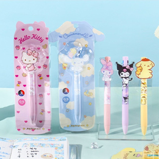 น่ารัก Sanrio 3 สี ปากกาเจล Kuromi ปากกาเจล Hello Kitty เครื่องเขียน My Melody ปากกาเจล อุปกรณ์การเรียน