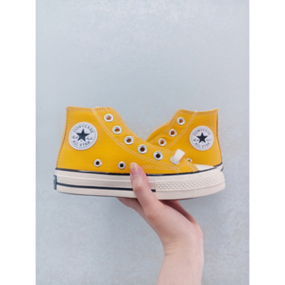 Converse2023 Varsity Remix Chuck 1970s รองเท้าผ้าใบลําลอง ข้อสูง สีเหลืองอ่อน สําหรับผู้ชาย และผู้หญิง