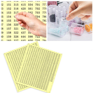 สติกเกอร์ฉลาก สําหรับติดตกแต่งเพชร 546 ชิ้น