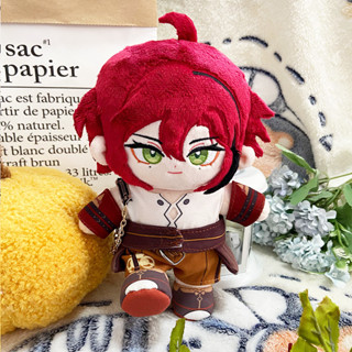 ของเล่นตุ๊กตาคอสเพลย์ การ์ตูนอนิเมะ Genshin Impact Shikanoin Heizou plushie ผ้าฝ้าย ขนาด 20 ซม.