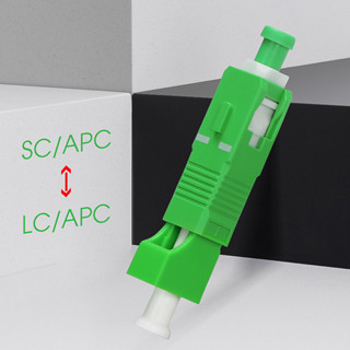 อะแดปเตอร์ไฟเบอร์ออปติก SC / APC-LC / APC Optical Power Meter Adapter Flange Coupler อะแดปเตอร์ Fault Locator ที่มองเห็นได้โหมดเดียว SC ชายกับหญิง LC