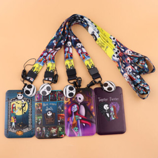 พวงกุญแจแจ็คใส่บัตร ลาย Disney Nightmare Before Christmas Skellington