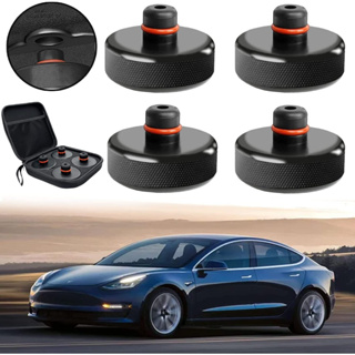 ภาพหน้าปกสินค้าJack Pad 4Pcs แผ่นแจ็คยก พร้อมกล่องเก็บ สําหรับอุปกรณ์เสริมสำหรับรองใต้รถ ที่รองยกรถ สำหรับ Tesla Model3/Y/X/S ที่เกี่ยวข้อง
