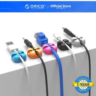 สินค้า ORICO Desktop Cross-shaped Silicone Cable Clip (CBSX)