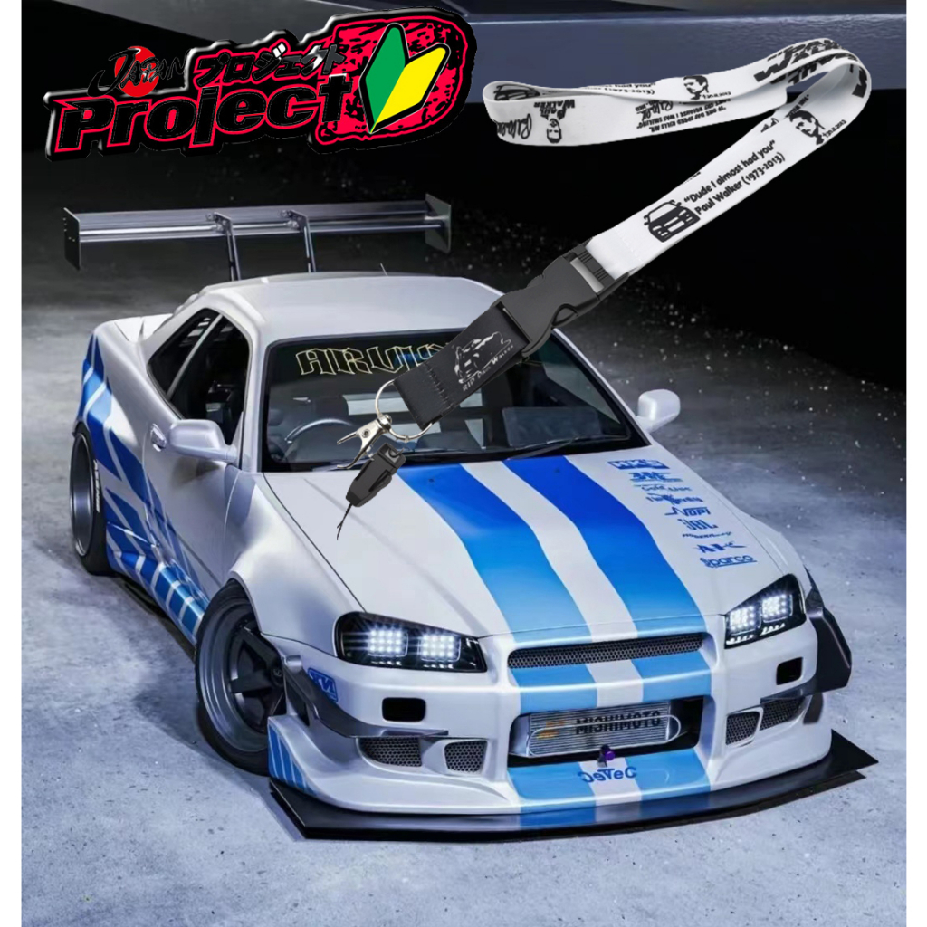Paul Walker Fans Racing Sport สายคล้องโทรศัพท์มือถือ JDM Refitting Car ...