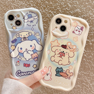 เข้ากันได้สำหรับเคส iPhone iPhone 11 เคสสำหรับ iPhone 14 Pro Max เคส เคสโทรศัพท์มือถือ ขอบครีมการ์ตูนน่ารัก iPhone 13 Pro Max iPhone 12 Pro Max 11 7Plus 8Plus 6Plus XR xs เคส iPhone