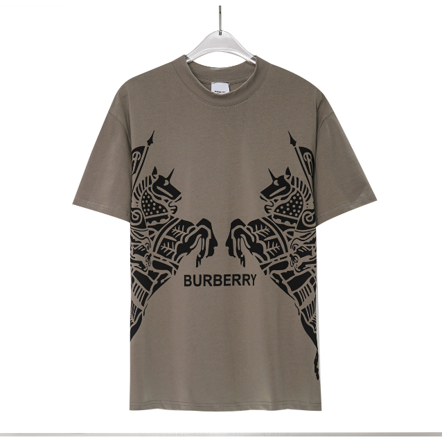 burberry-เสื้อยืดแขนสั้น-ผ้าฝ้าย-พิมพ์ลาย-สไตล์คลาสสิก-แฟชั่นสําหรับผู้ชาย-และผู้หญิง