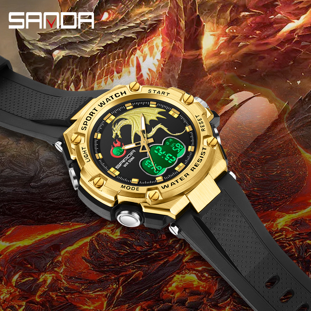 sanda-นาฬิกาข้อมือควอตซ์ดิจิทัล-led-อิเล็กทรอนิกส์-แบรนด์หรู-สไตล์ทหาร-กันน้ํา-สําหรับผู้ชาย