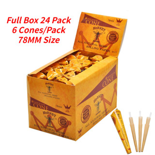 กระดาษโรลพันสำเร็จ Pre-Roll Cones 24 Pack Full Box 78 มม. 24 แพ็ค (6 กรวย/แพ็ค)