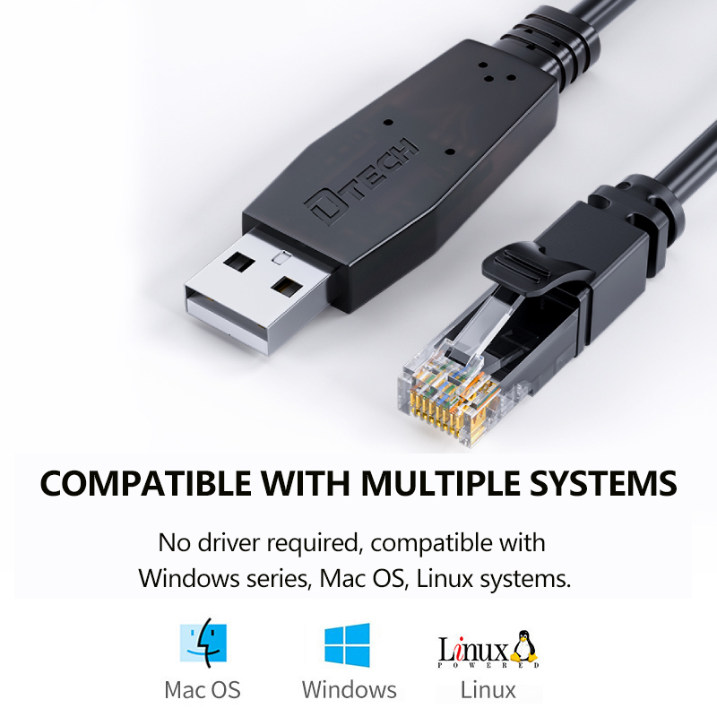 dtech-สายเคเบิลทดสอบ-usb-เป็น-rj45-serial-port-huawei-h3c-เราเตอร์สวิตช์-ztech-ควบคุมอุปกรณ์เซิร์ฟเวอร์-rj45