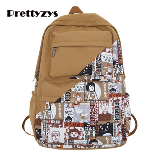 Backpack Prettyzys 2023 Korean ulzzang Large capacity 15.6 inch For College Students Couple
