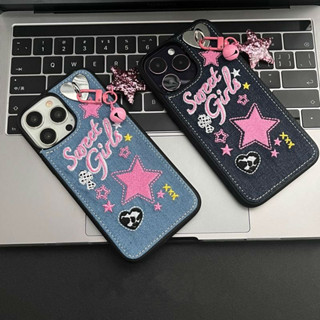 เคสโทรศัพท์มือถือแบบแข็ง ปักลายดาว สําหรับ iPhone 11 11Promax 14 12 12Pro 12promax 13 13Pro 13promax 14Pro 14promax