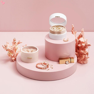 Makaron กล่องเก็บเครื่องประดับ ต่างหู สร้อยคอ สร้อยข้อมือ แบบพกพา สไตล์เด็กผู้หญิง