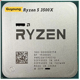 Yzx Ryzen ซ็อกเก็ตโปรเซสเซอร์ CPU 5 3500X R5 3500X 3.6 GHz 2 0.007 AM4 65W L3=32M 100-000000158