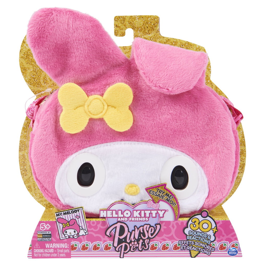 purse-pets-sanrio-hello-kitty-and-friends-my-melody-interactive-pet-toy-sanrio-กระเป๋าสตางค์สัตว์เลี้ยง-ลาย-hello-kitty-และ-my-melody-ของเล่นสําหรับสัตว์เลี้ยง