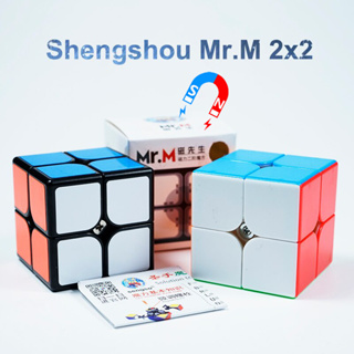 Shengshou Mr.M 2x2 ลูกบาศก์แม่เหล็กความเร็ว 2x2x2