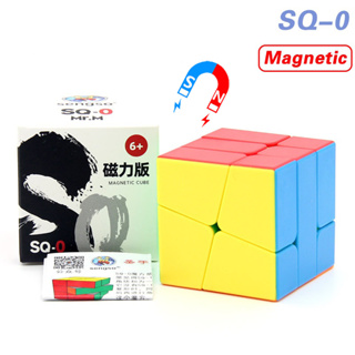 Shegnshou SQ-0 ลูกบาศก์แม่เหล็ก Mr.M Speed Cube Square 0 ไม่มีสติกเกอร์