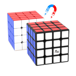 Yj MGC 4X4 ลูกบาศก์ความเร็วแม่เหล็ก MGC 4x4x4 Magic Cube Stickerless