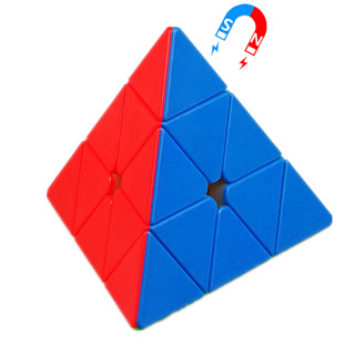 Shegnshou Mr.M ลูกบาศก์แม่เหล็ก Pyraminx ความเร็ว 3x3