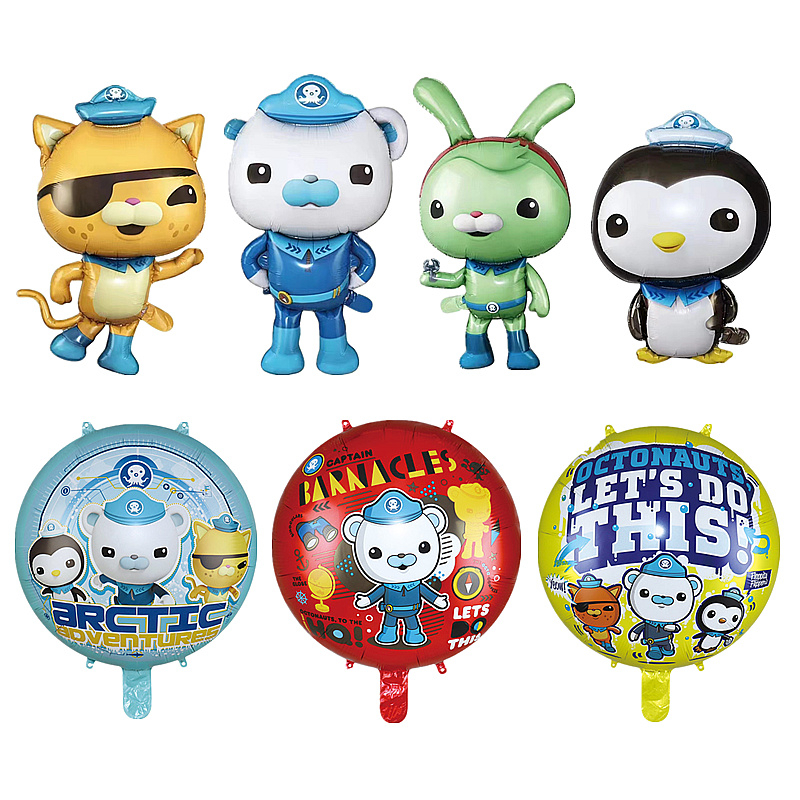 ลูกโป่งฟอยล์อลูมิเนียม-ลาย-the-octonauts-barnacles-kwazii-peso-สําหรับตกแต่งปาร์ตี้วันเกิดเด็ก