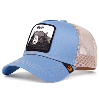 Goorin Bros BEAR หมวกแก๊ปเบสบอล ผ้าฝ้าย ปักลายสัตว์ แฟชั่นฤดูร้อน สําหรับผู้ชาย และผู้หญิง