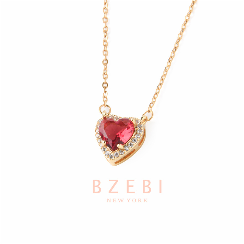 bzebi-สร้อยคอ-สแตนเลส-แฟชั่น-ทอง-18k-จี้รูปหัวใจ-เครื่องประดับ-สไตล์เกาหลี-สําหรับผู้หญิง-975n